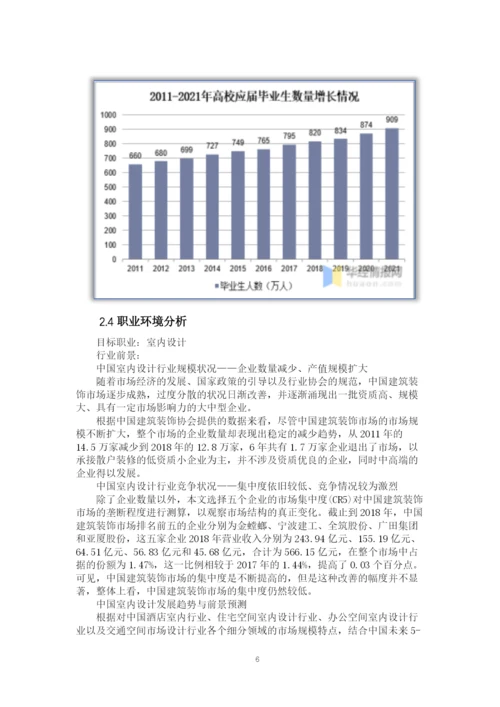 12页6700字环境设计专业职业生涯规划.docx
