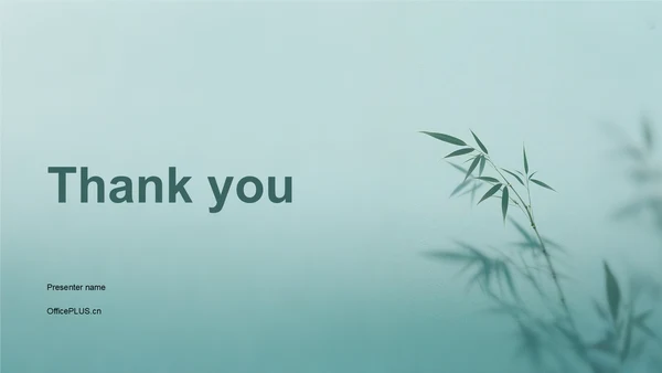 绿色简约清新PPT主题