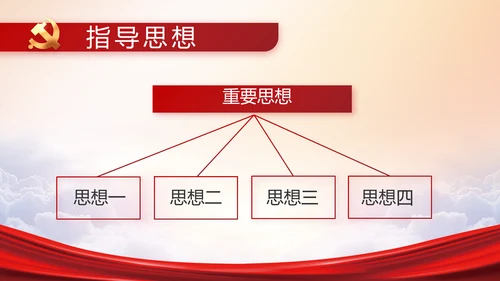红色大气共青团年终工作总结PPT动态模板