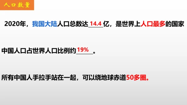 众多的人口 多民族的大家庭