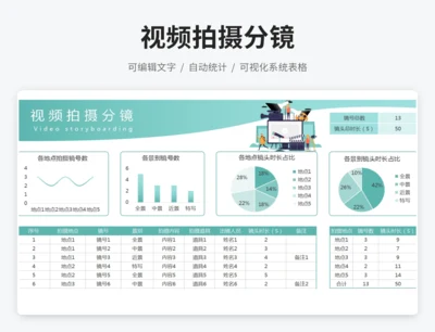 视频拍摄分镜
