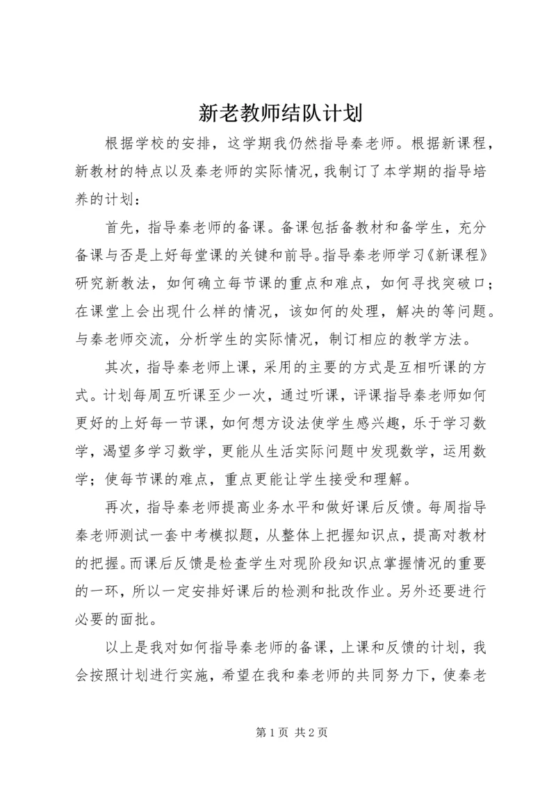 新老教师结队计划.docx