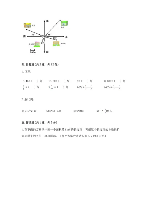 小学数学毕业测试卷【巩固】.docx