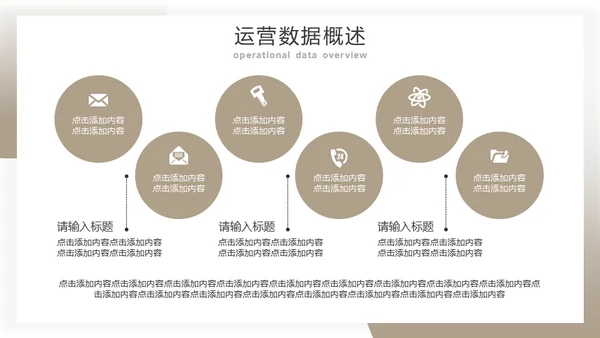 金属性企业运营数据分析通用PPT模板