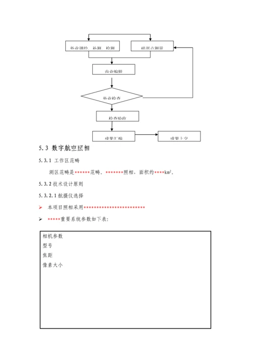 地形图数字摄影测量重点技术设计报告书.docx