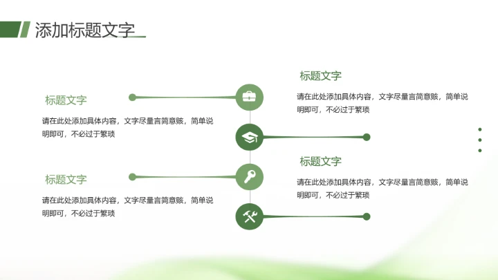 绿色清新风大学生小组项目报告汇报通用PPT模版
