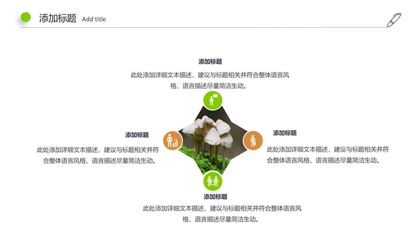 高清野生菌类动态PPT模板