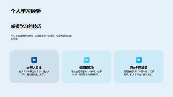 学习效率提升讲座PPT模板