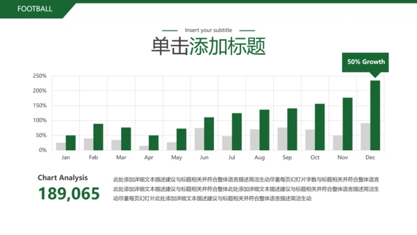 欧美风足球培训俱乐部宣传动态PPT模板