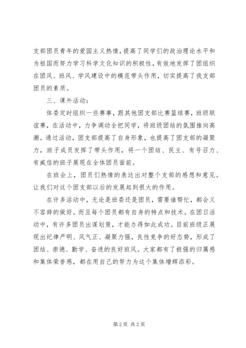 团支部工作自评报告 (2).docx