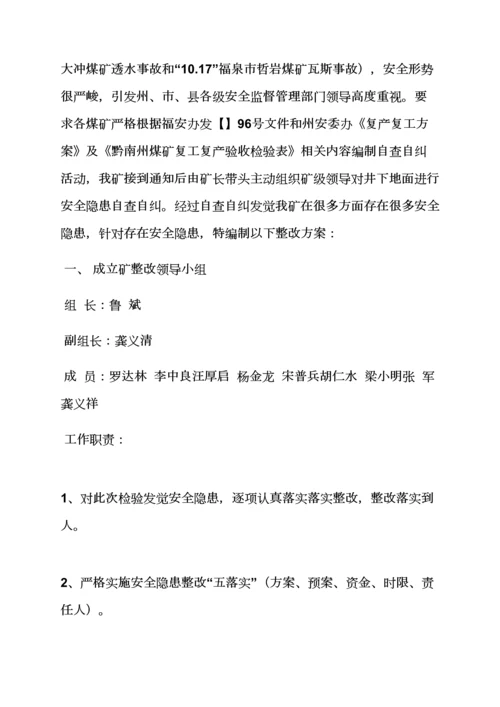 活动专项方案之自检自查整改专项方案.docx