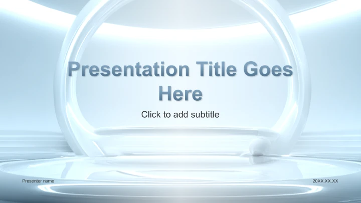 蓝色科技商务风产品发布活动流程PPT主题