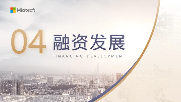 蓝金高级感金融行业商业计划书ppt模板