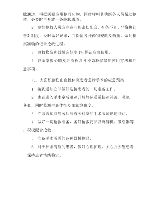 医院手术室突发事件应急预案.docx