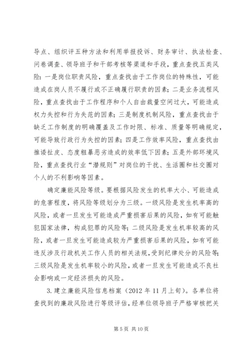 质监局廉能管理工作方案.docx