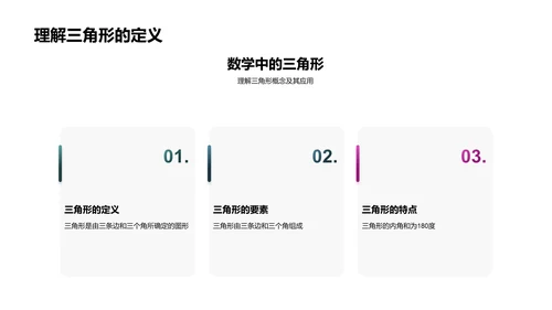 六年级数学知识讲解PPT模板