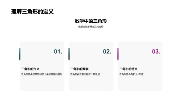 六年级数学知识讲解PPT模板