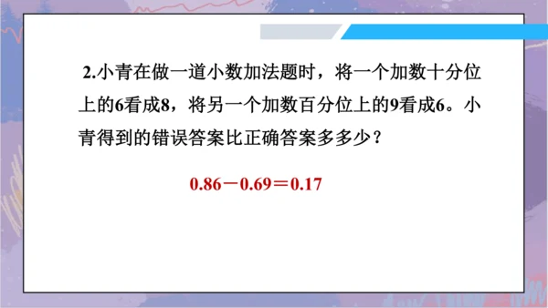 6. 整理和复习（课件）人教版四年级下册数学（共16张PPT）