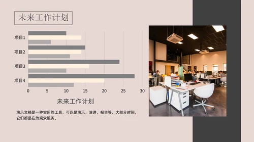 杂志风工作总结汇报通用PPT模板
