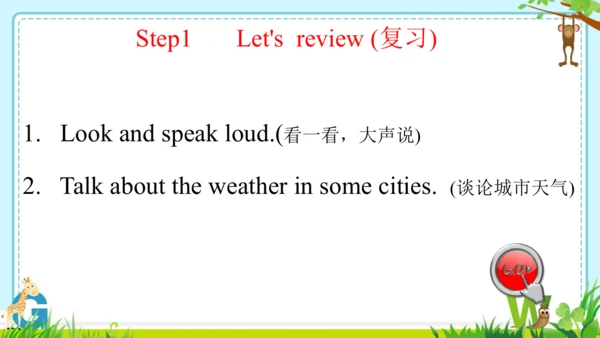 Unit 3  Weather Part B  Let’s talk & read &write 课