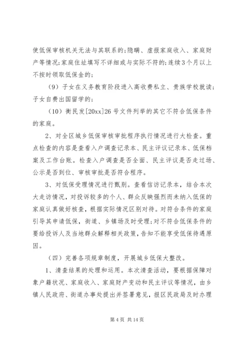 低保工作整改措施.docx