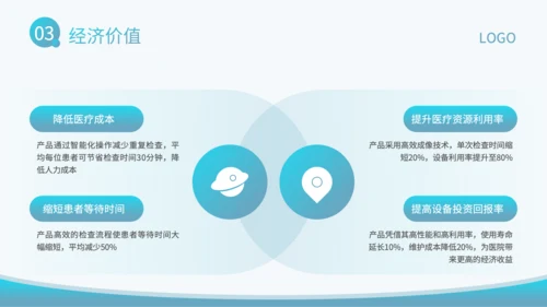 蓝色商务风医疗设备产品上市发布会PPT