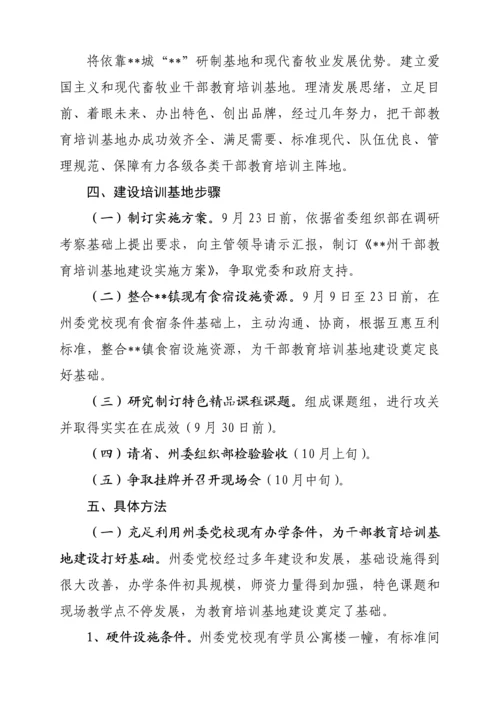 教育培训基地建设实施专业方案.docx