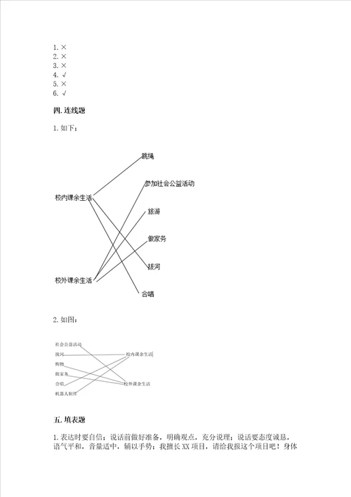 五年级上册道德与法治第一单元面对成长中的新问题测试卷黄金题型