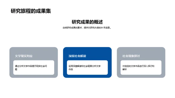 文学镜像下的社会解读