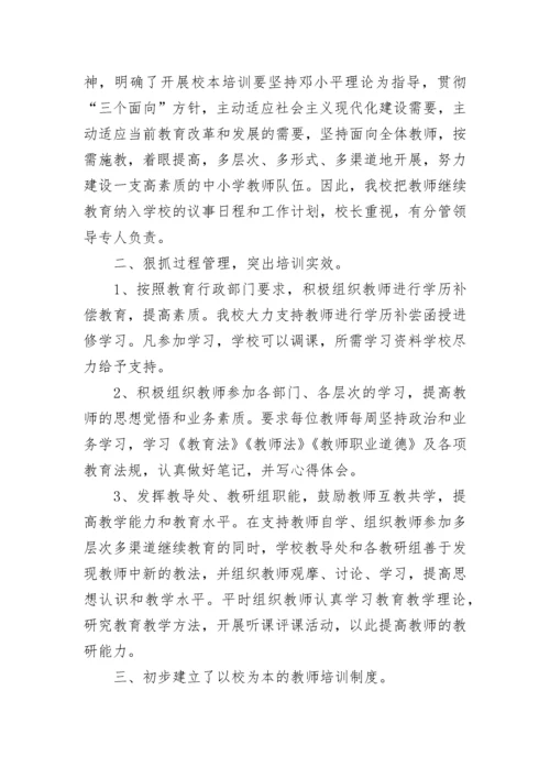 小学教师继续教育个人总结.docx