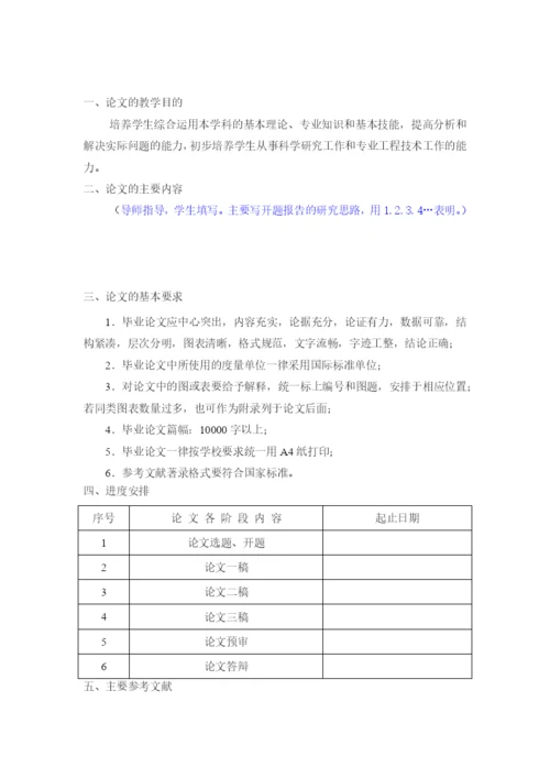 XXXX届房地产经营管理毕业论文材料格式及撰写规范.docx