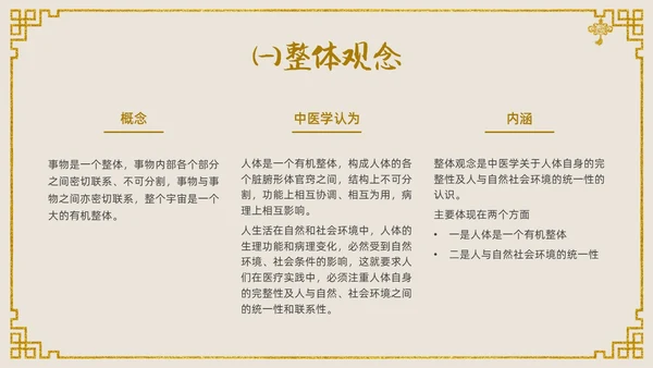 金色中国风传统文化中医基础理论PPT课件