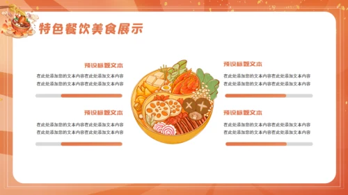 国潮风餐饮行业火锅美食宣传通用PPT模版