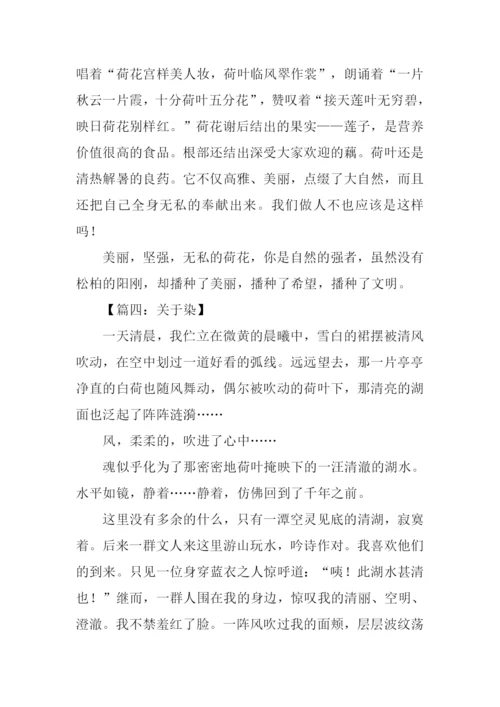 关于染的作文.docx