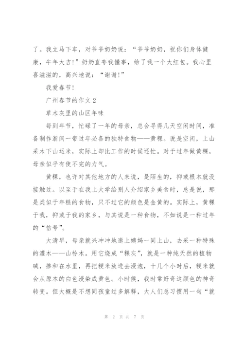 广州春节的作文5篇.docx