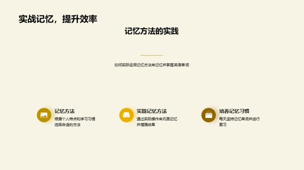 单词记忆的艺术