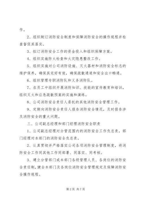 公司各级消防安全责任制.docx