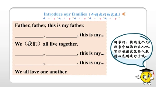 Unit 4 My family 复习课件(共18张PPT)