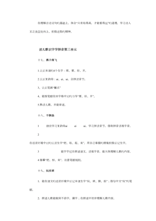 2023年沪教版小学语文知识点十册全.docx