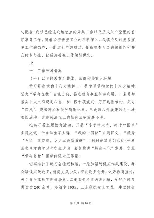 乡镇经普办经济普查工作总结.docx