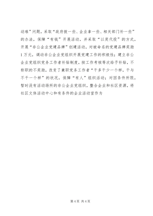 市委积极构建非公企业党建工作 (3).docx