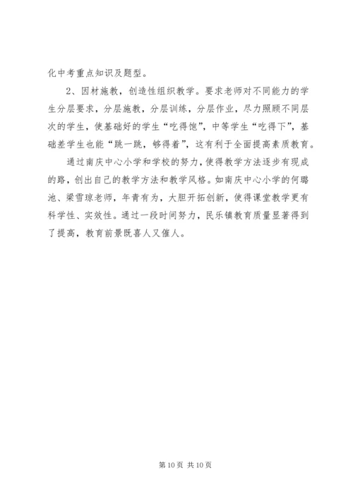 民乐镇中心小学开展＂保持共产党员先进性＂督.docx