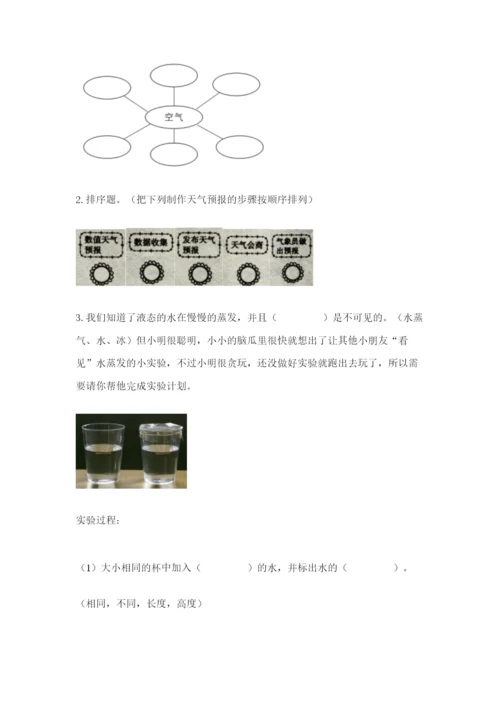 教科版三年级上册科学期末测试卷精品【a卷】.docx