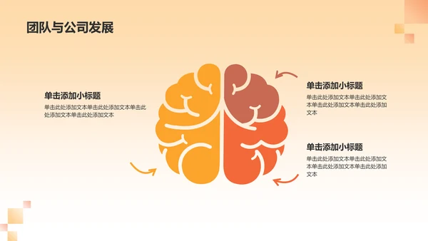 橙色3D风个人转正答辩PPT模板