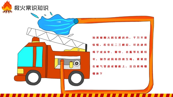 消防日减灾灭火救火逃生安全知识培训PPT