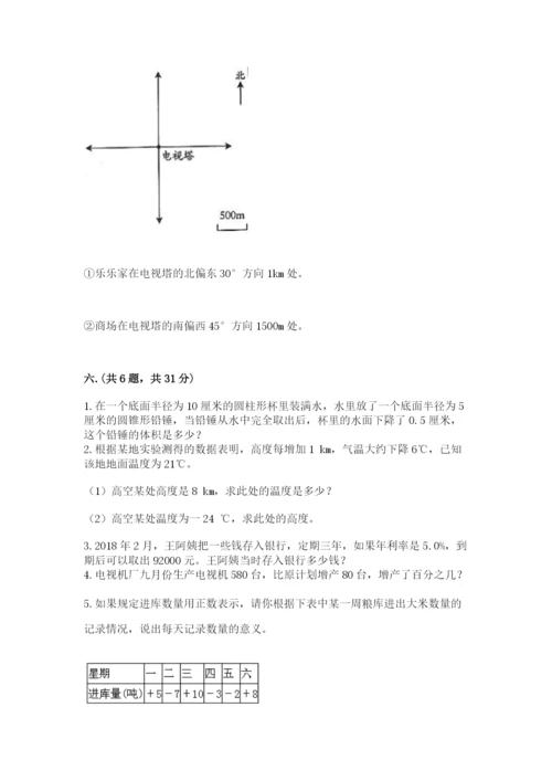 贵州省【小升初】2023年小升初数学试卷（b卷）.docx