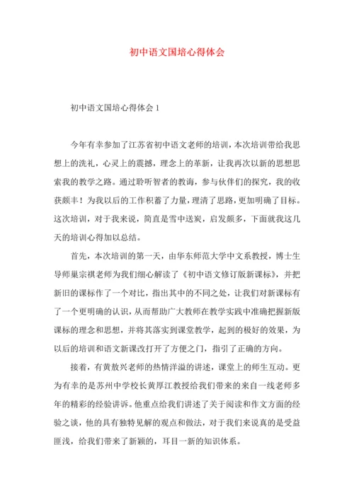 初中语文国培心得体会.docx