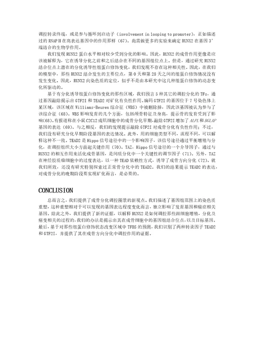 成骨细胞分化调控概览
