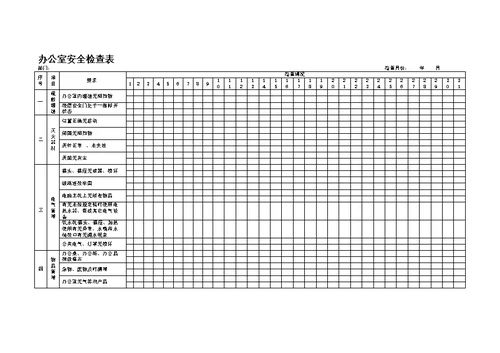办公室安全管理规定