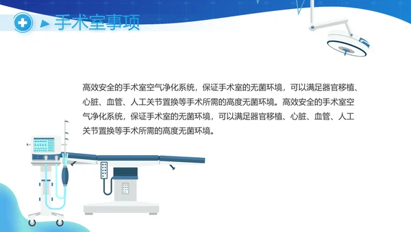 蓝色大气医疗年终工作总结动态PPT